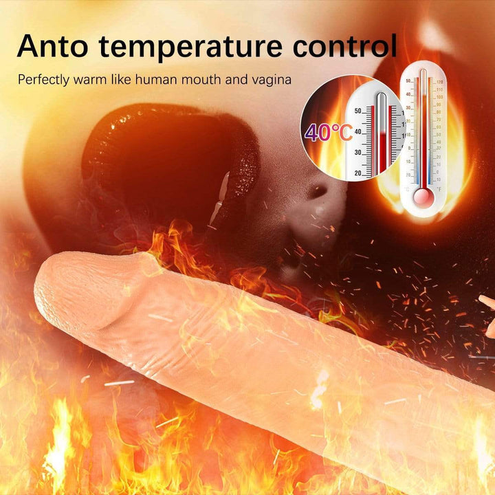 KIOLOVE Thrusting Vibrator with Remote Control – 5 Thrust & 7 Vibratio ...